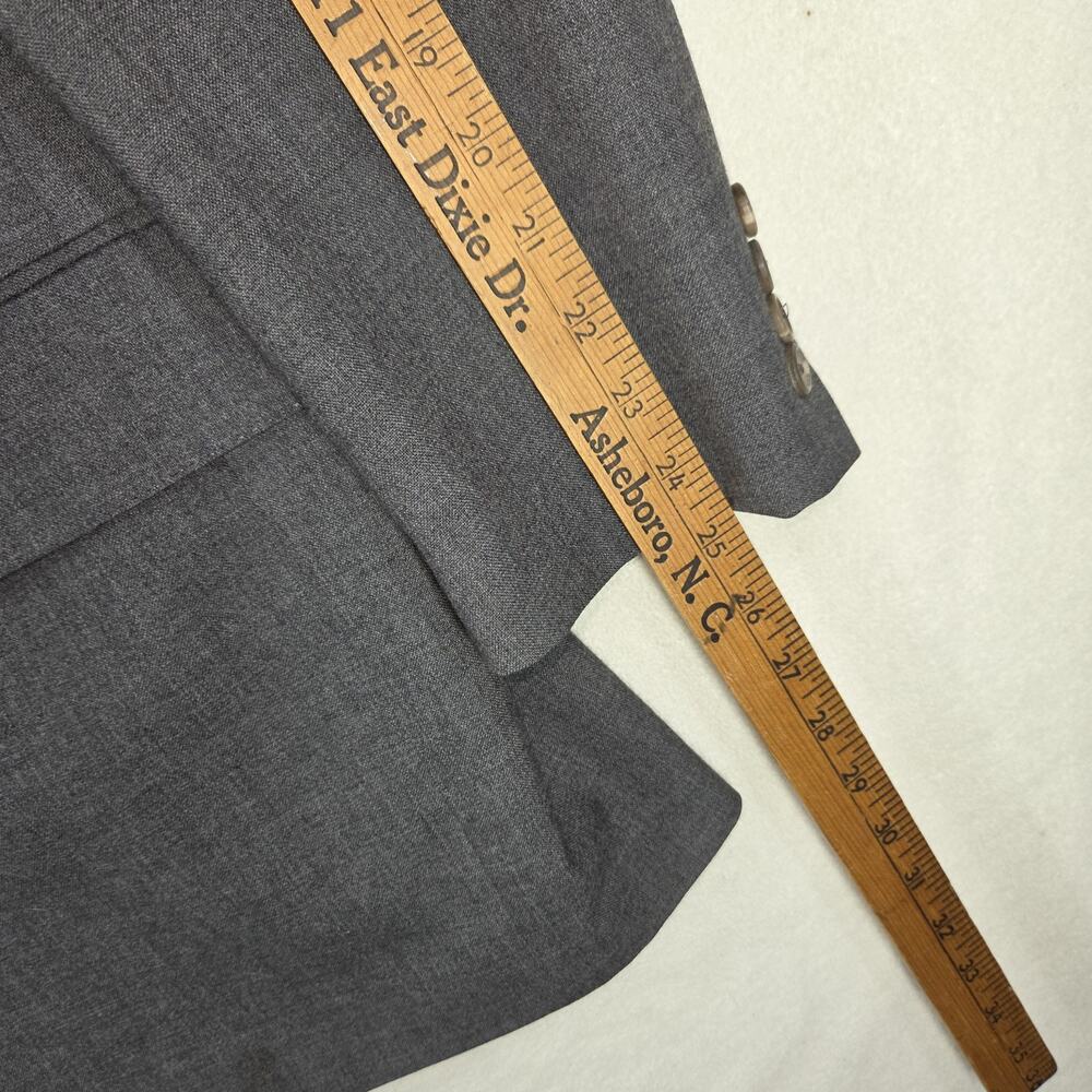 Vtg Polo Ralph Lauren Mens Blazer Coat Gray Business Casual Workwear y2k Attire - Picture 3 of 15